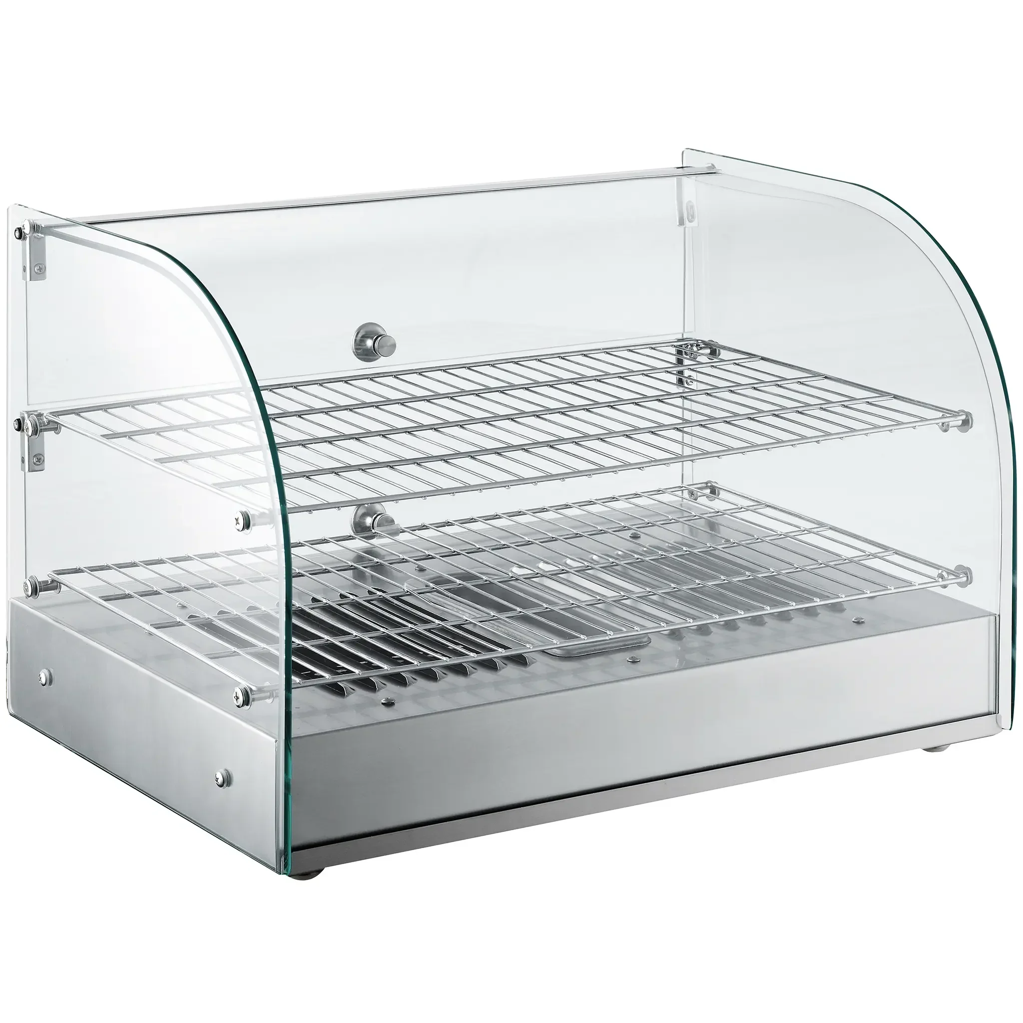 Alpha ACDW-22-2 Curved Glass Display 22" Food Warmer