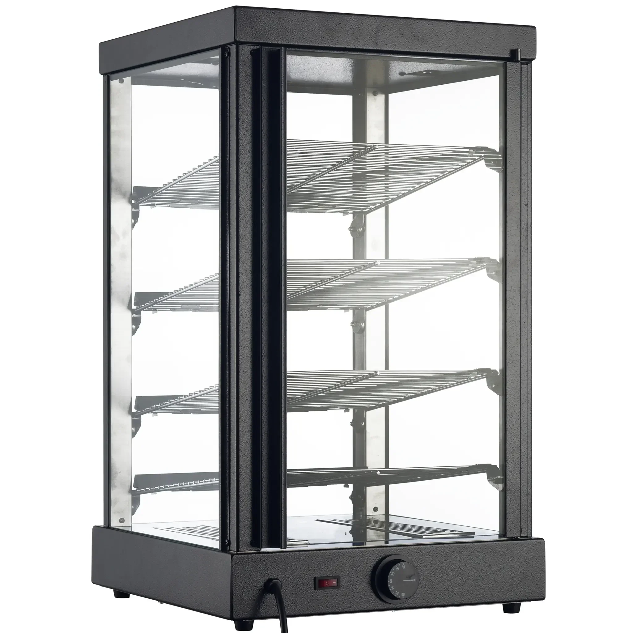 Alpha ADW-79 Square Glass Display 16" Food Warmer