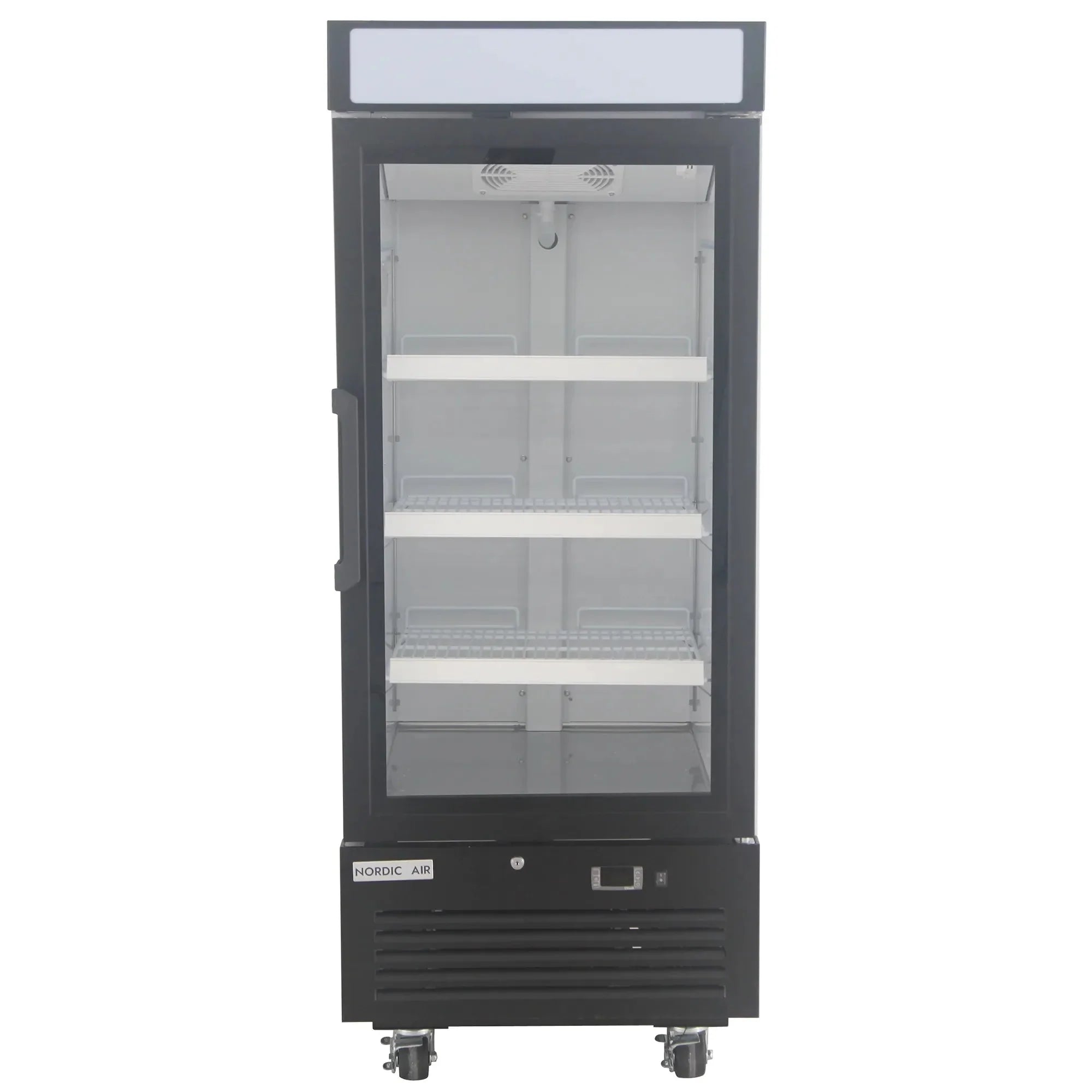 Nordic Air GRM-12C Single Door 25" Wide Glass Display Refrigerator