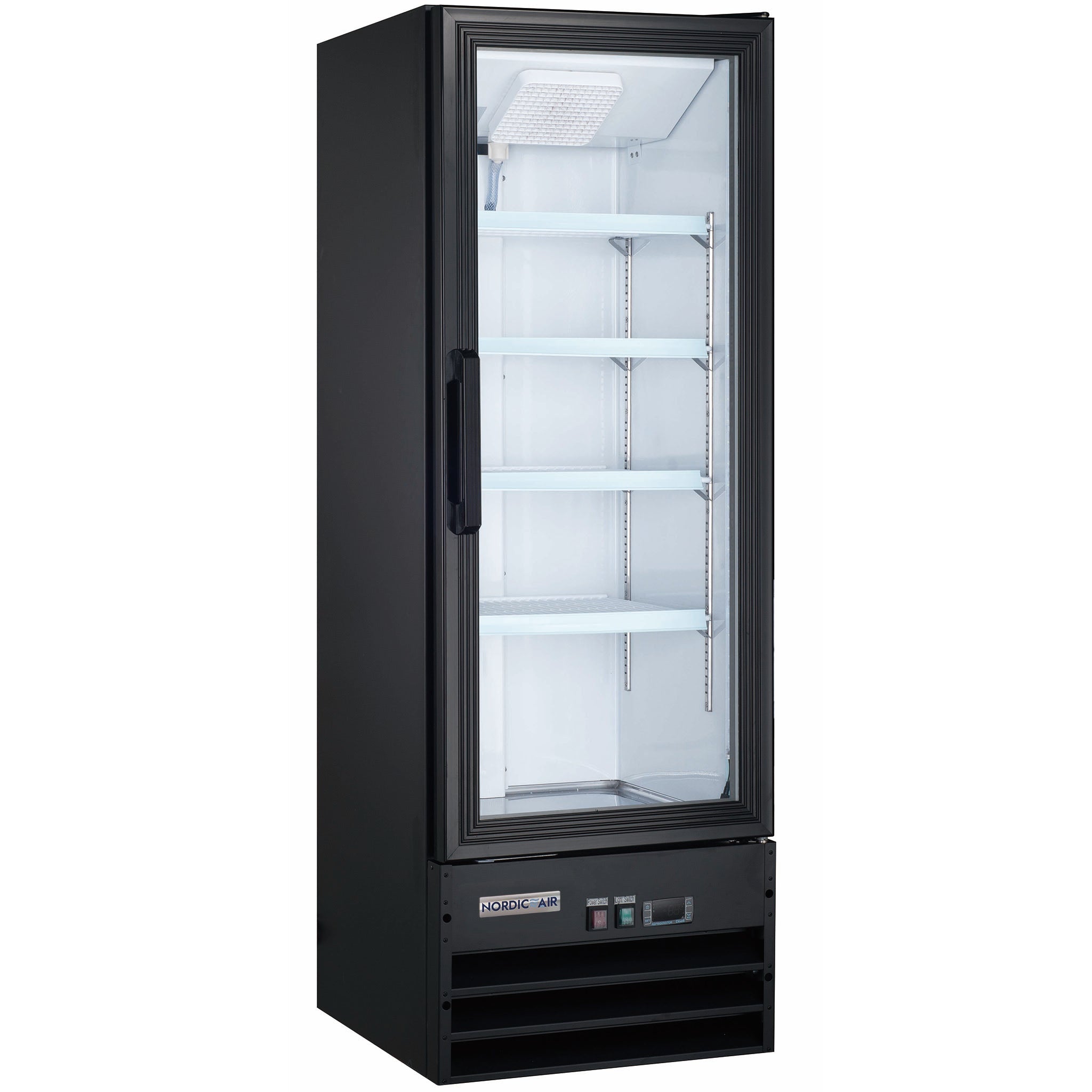 Nordic Air GRM-22 Single Door 22" Wide Glass Display Refrigerator