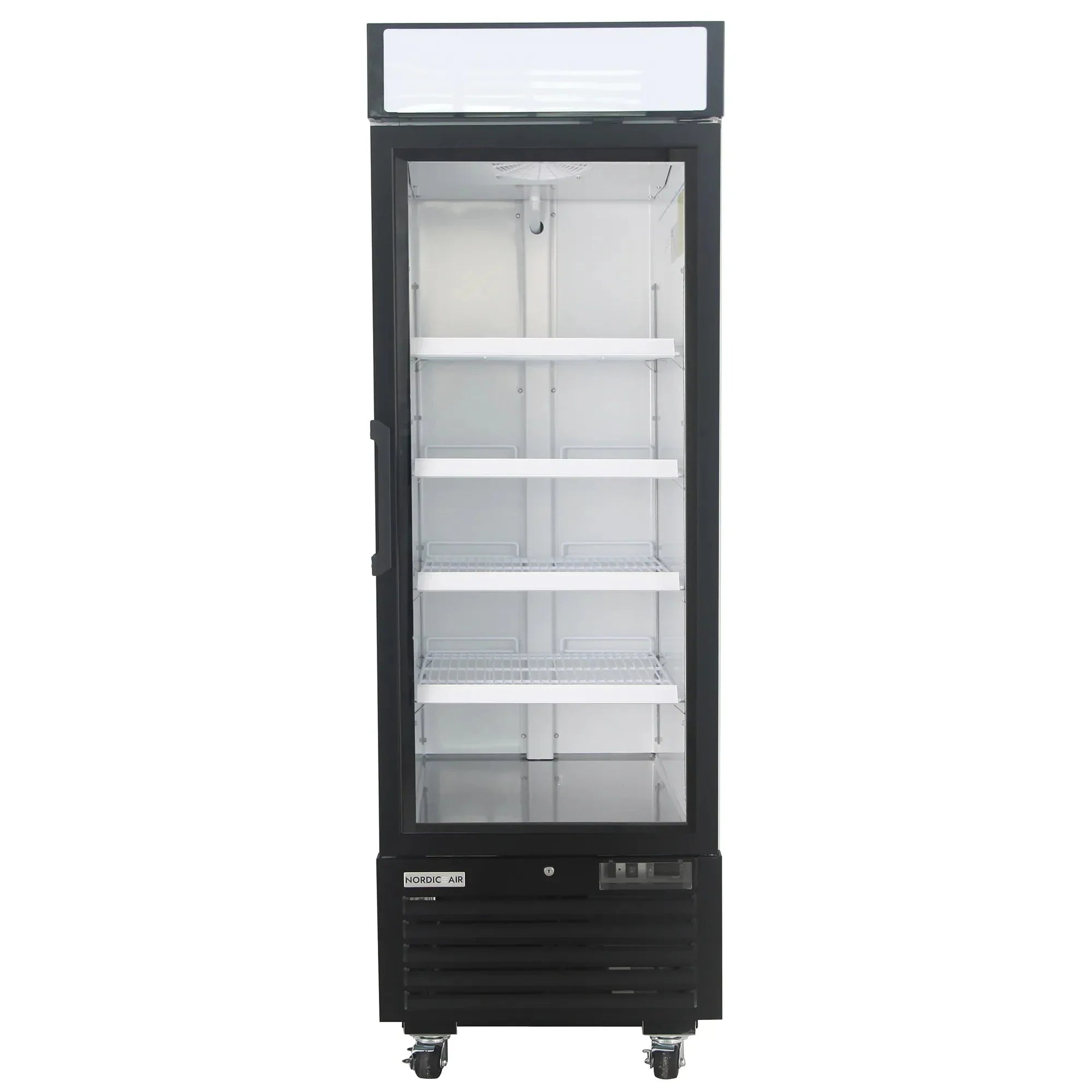 Nordic Air GRM-22C Single Door 27" Wide Glass Display Refrigerator