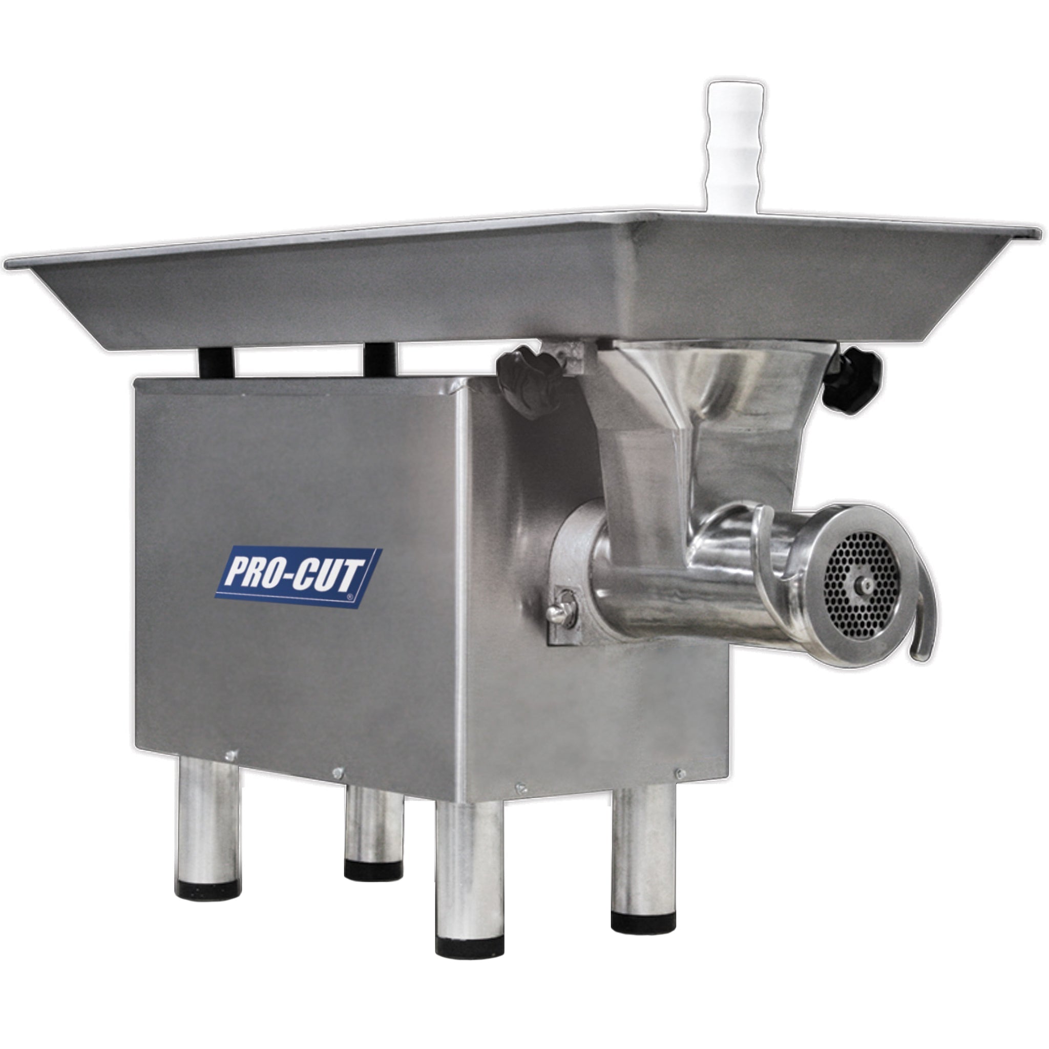Pro-Cut KG-22W-SS Size 22 Meat Grinder - Large 30.2” x 16.1“ Feeding Pan, 1 HP, 120V, Single Phase