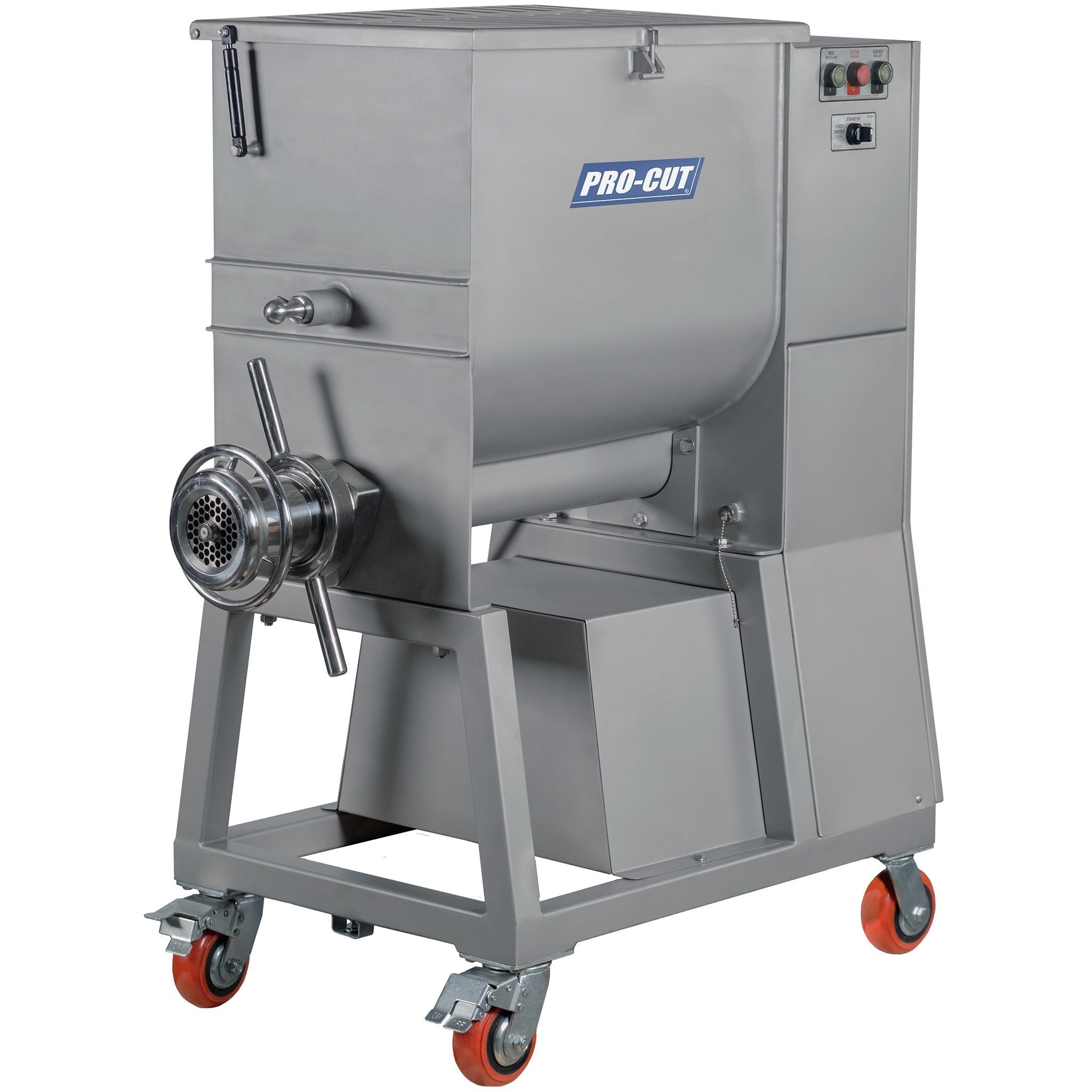 Pro-Cut KMG-32 Size 32 Meat Grinder/Mixer - 110 LBS Hopper Capacity, 7.5 HP, 220V, Three Phase